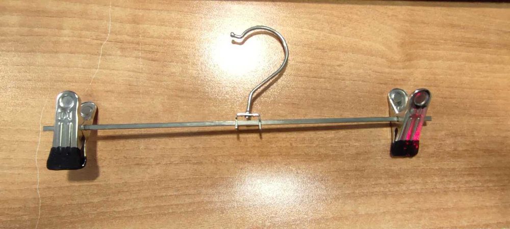 Метални закачалки с щипки
