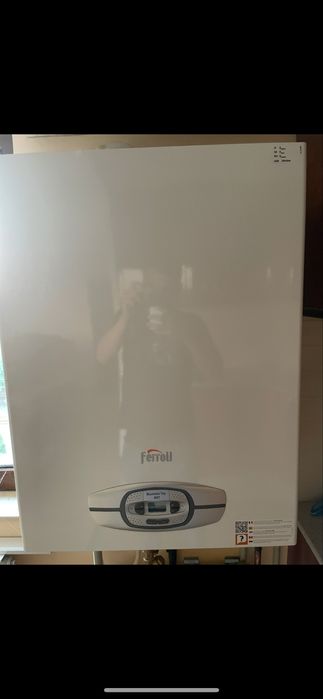 Продавам чисто нов газов котел Ferroli BLUEHELIX TOP RRT K 50