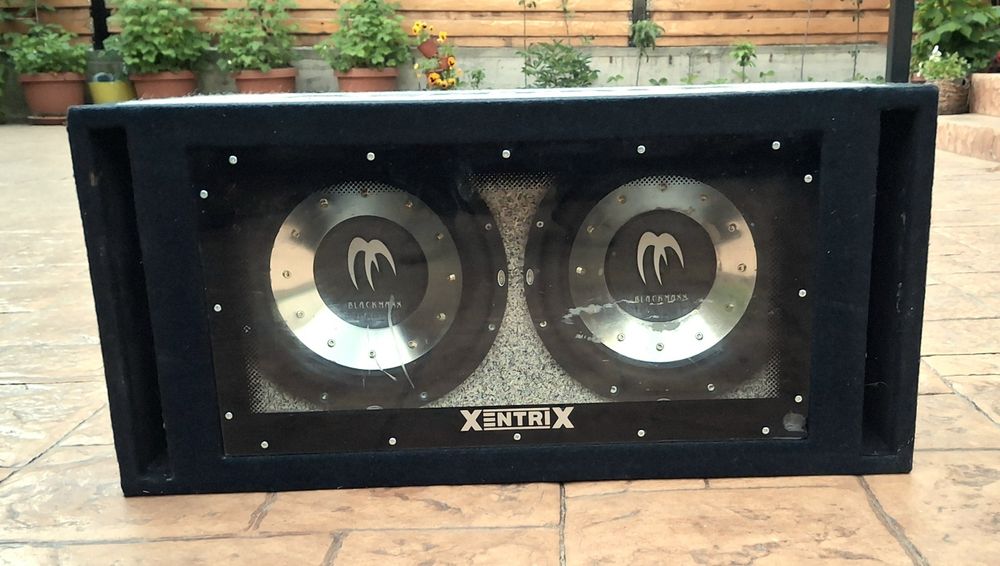 CRUNCH  - subwoofer auto dual  - 30 cm - bass