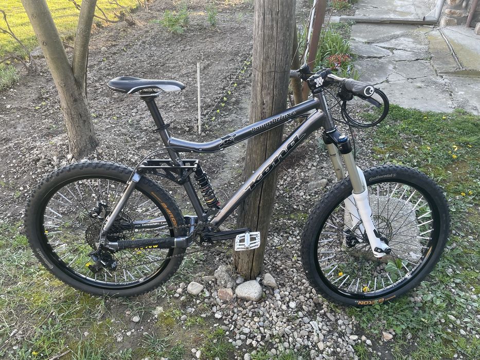 Kona Dawg Deluxe full suspension + cauciucuri noi