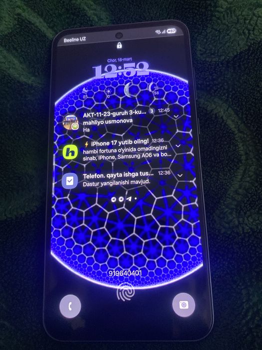 Samsung A55 holoti zoʻr