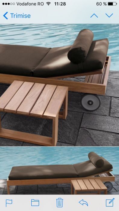 sezlong piscina plaja gradina