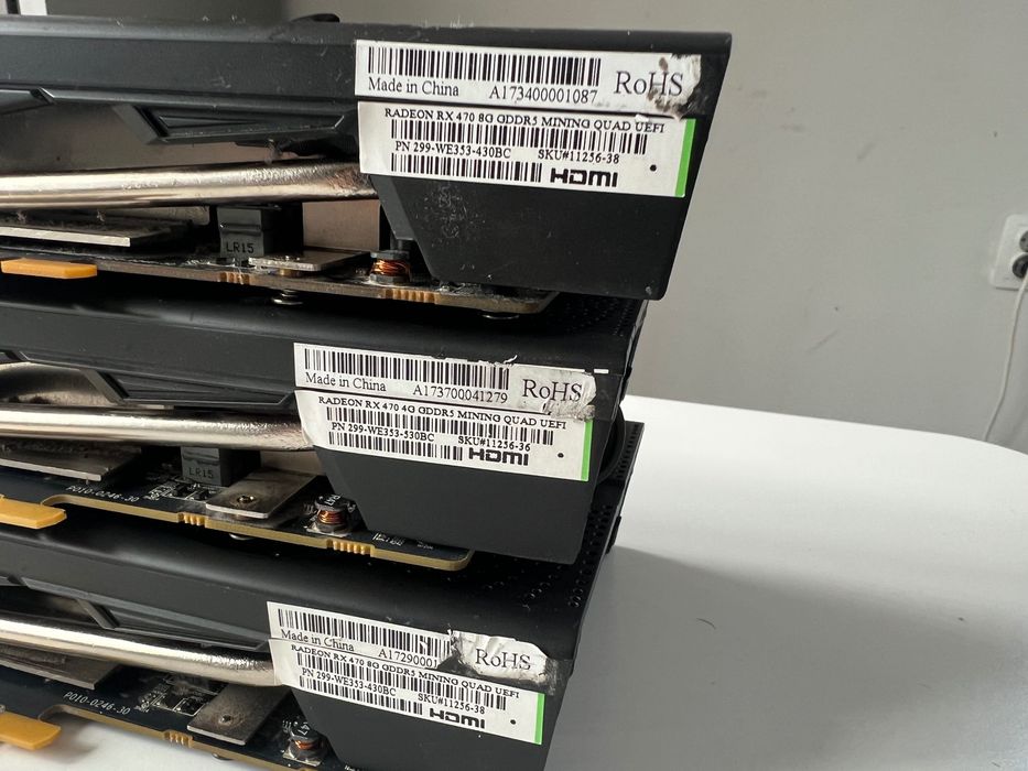 Sapphire NITTRO RX470 Mining 3 броя