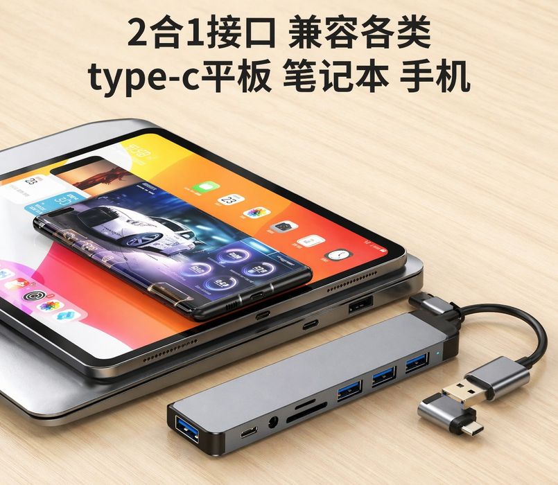 USB-хаб , USB 3.0 и Type-C.