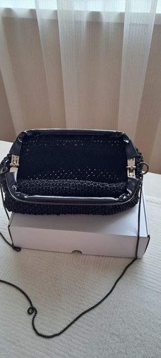 Дамска чанта плетена