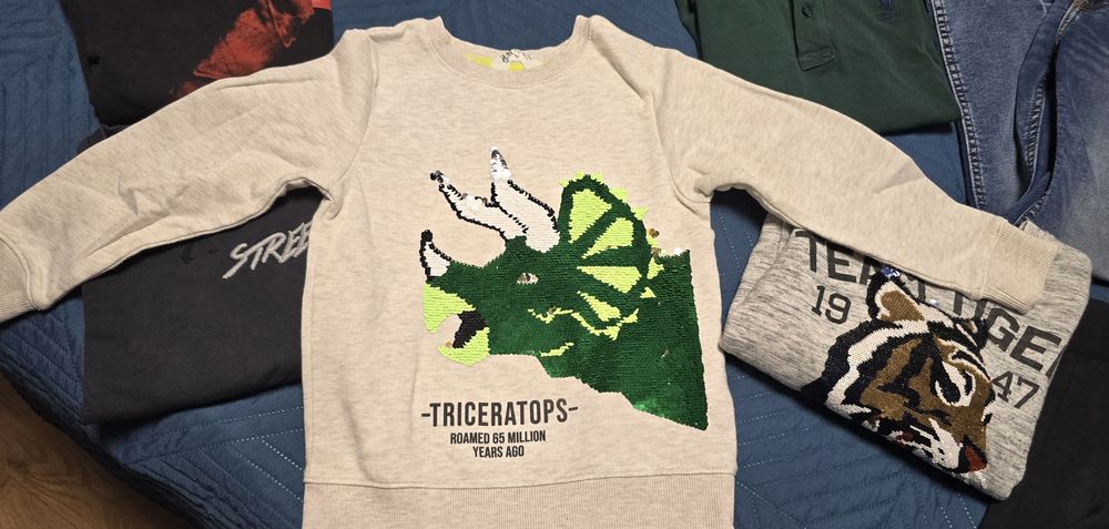 Дрехи момче от 110/116/122/128 Всичко в описанието.