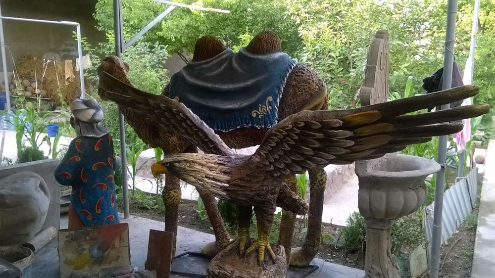 Скульптура, садовая пластика.