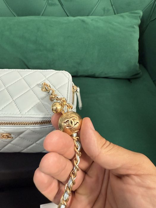 Geanta Chanel Vanity piele naturala 100% Full Box colectie noua