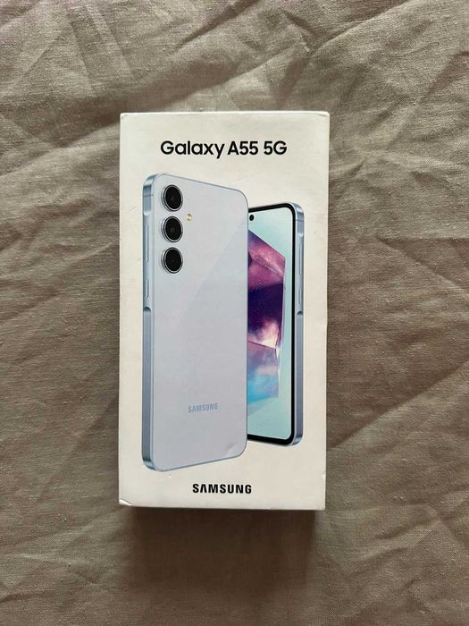 Samsung Galaxy A55 5G /128 GB/8 RAM/ Awesome IceBlue *Запечатан - Чисто нов*