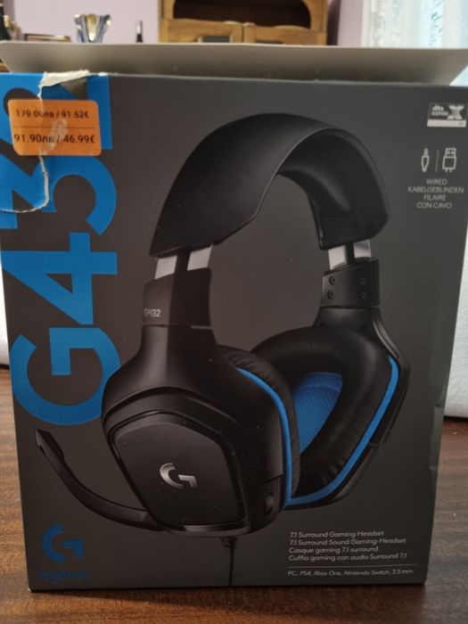 Logitech G432 Слушалки