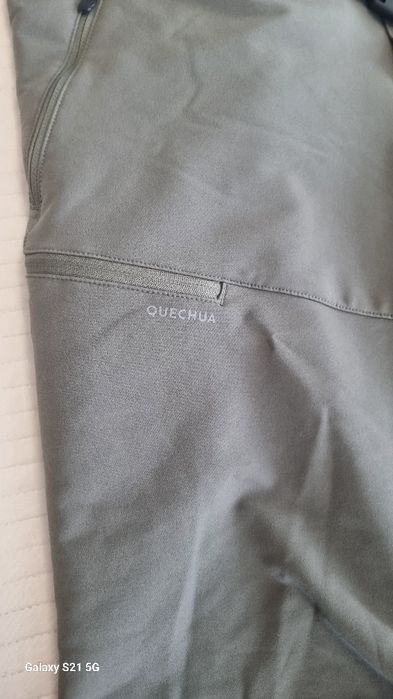 Quechua-48 размер мъжки промазан панталон зелен