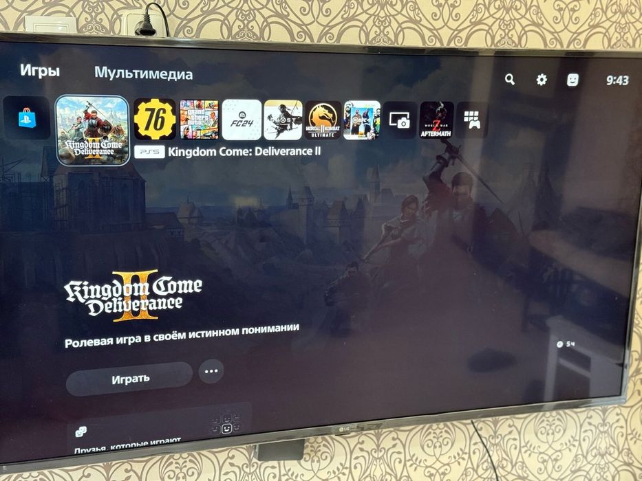 PS5 + 2 геймпада + подставка + много игр + доставка