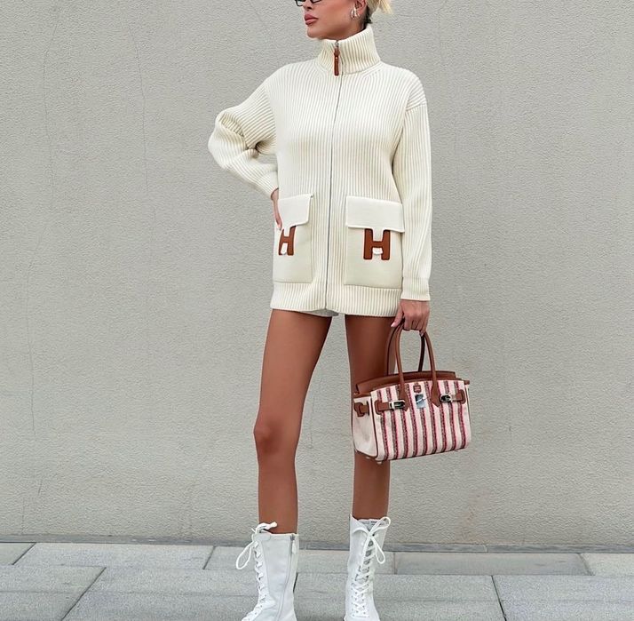 Hermes жилетка 100% кашмир налична