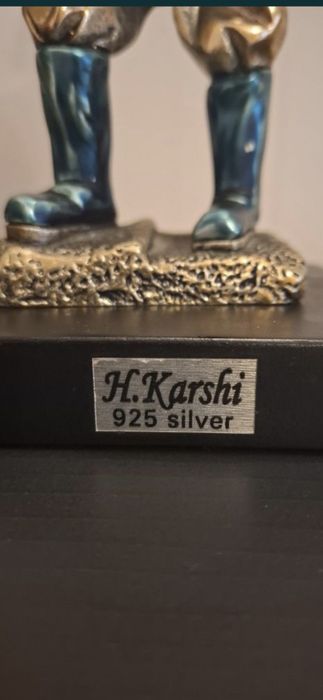 Statueta  H. Karshi (925 silver)Israel
