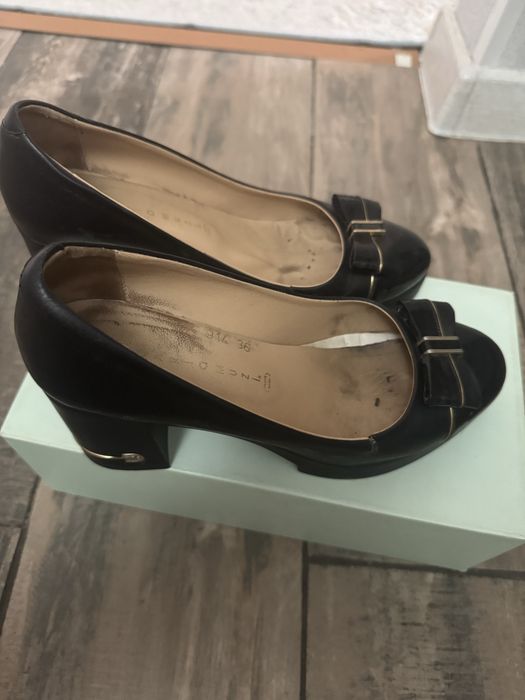 Кожный обувь кроссы, туфли