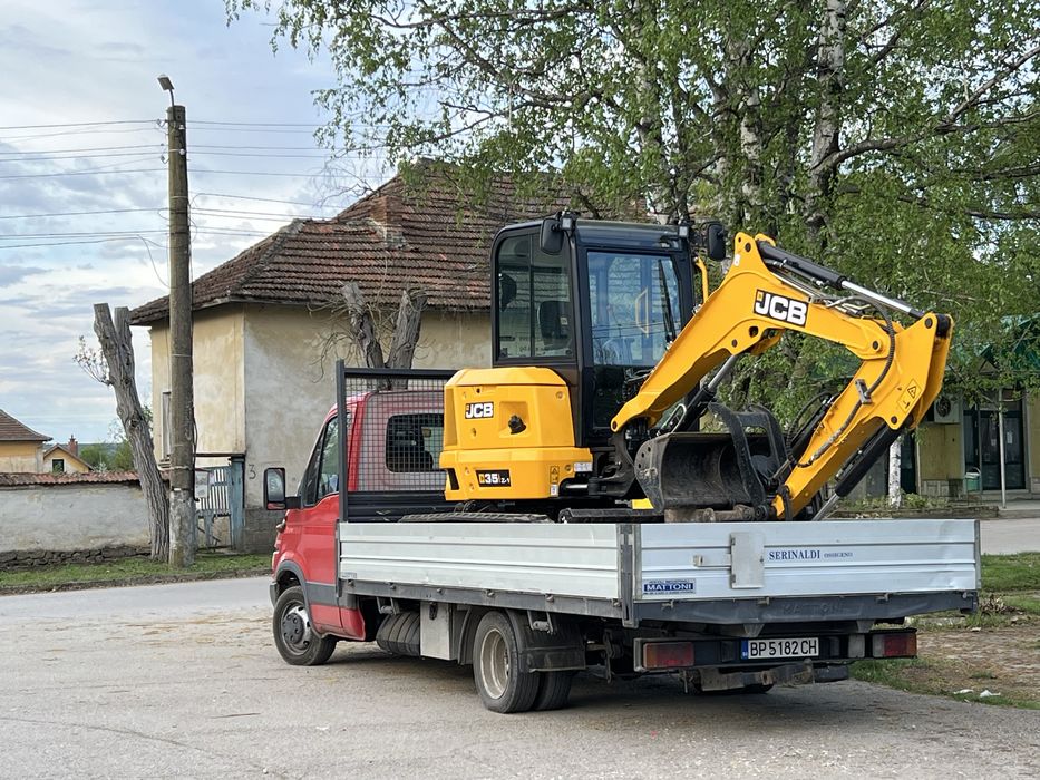 Услуги с Мини Багер 3,5 Тона и Комбиниран Багер