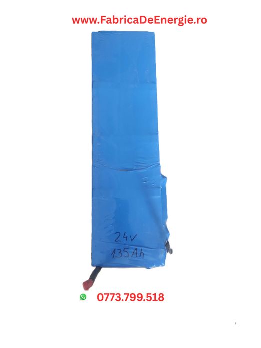 Baterie LiFePo4 24V 135Ah celule Svolt calitate superioara, cu bms smart JK egalizare activa