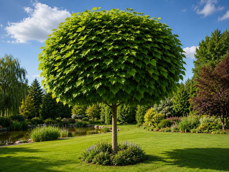 Catalpa superba .