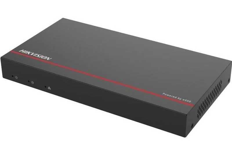 NVR PoE cu SSD 1 TB inclus, 8 porturi POE Hikvision 4MP DS-E08NI-Q1/8P nou sigilat