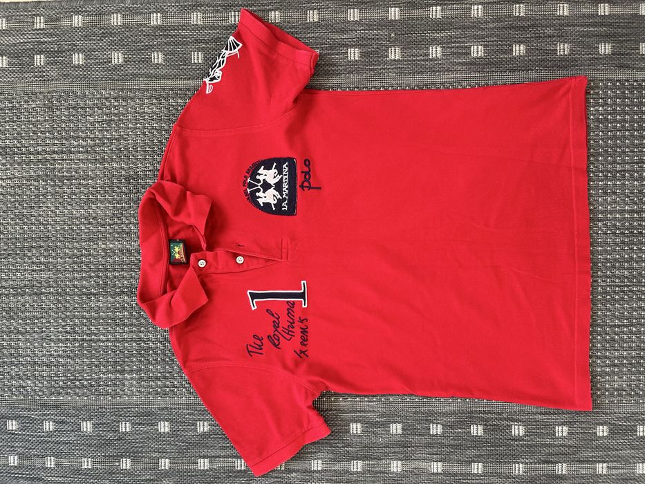 red La Martina polo shirt
