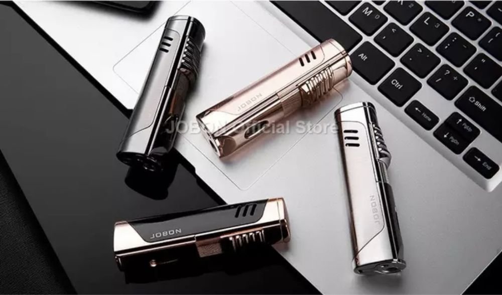 запалка за пури с пламък троен джебел пънчер разразяване пури