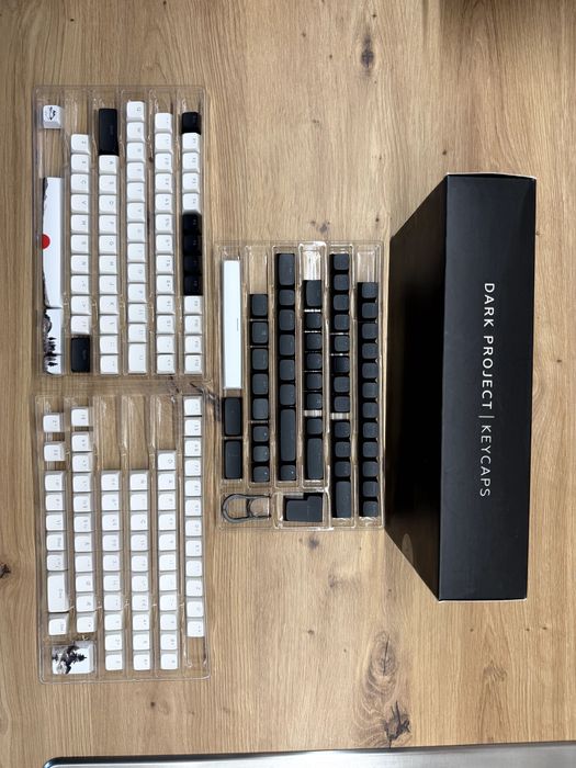 ЧИСТО НОВИ! DARK PROJECT Fuji Keycaps ANSI + ISO / PBT / Doubleshot & Dye-Sub / CSA