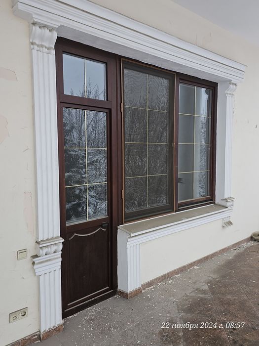 Окна деревянные со стеклопакетом