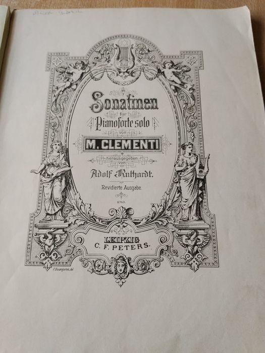Partitură pentru pian -Clementi