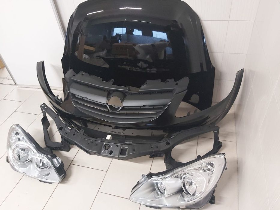 Pachet Bara+Far+Trager+Capota Fata Motor Opel Corsa D 06-11 Z20R-Negru