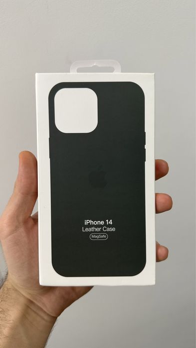 Husa Iphone 14 Piele Neagra Originala