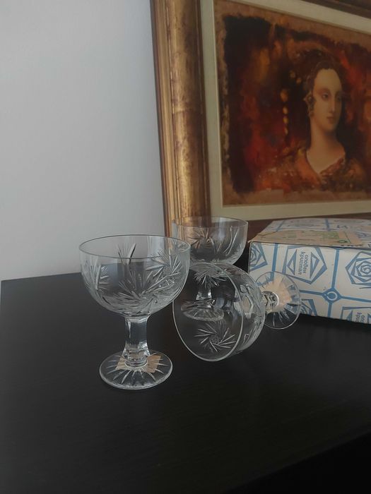 Нов кристален сервиз за ракия на В.Коларов Сливен