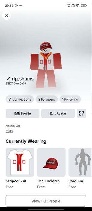 Продам аккаунт роблокс