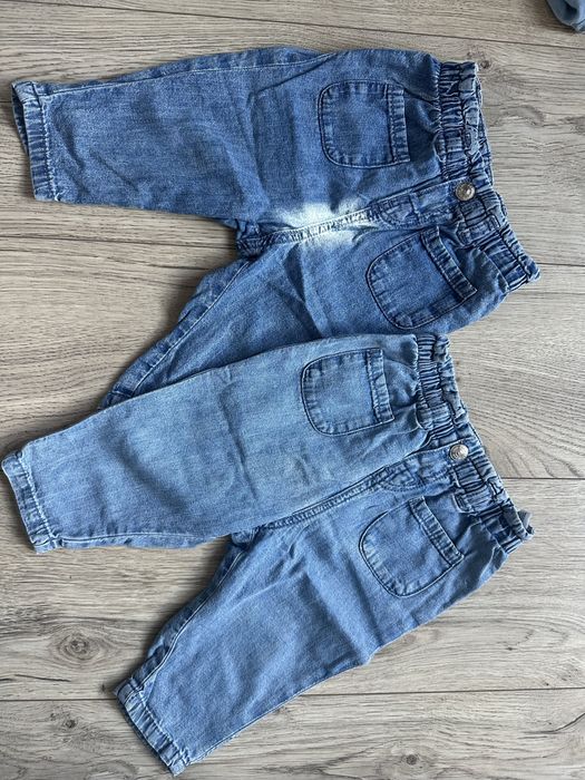 Дънки с ластик H&M, рокли Next, блузи Benetton