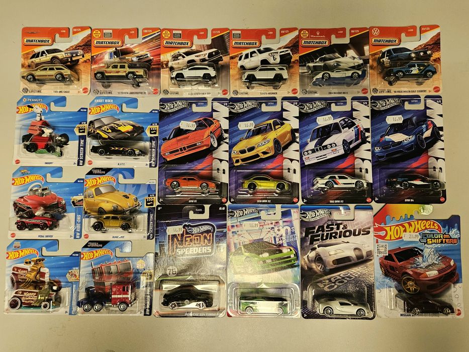 Masinute hot wheels si matchbox
