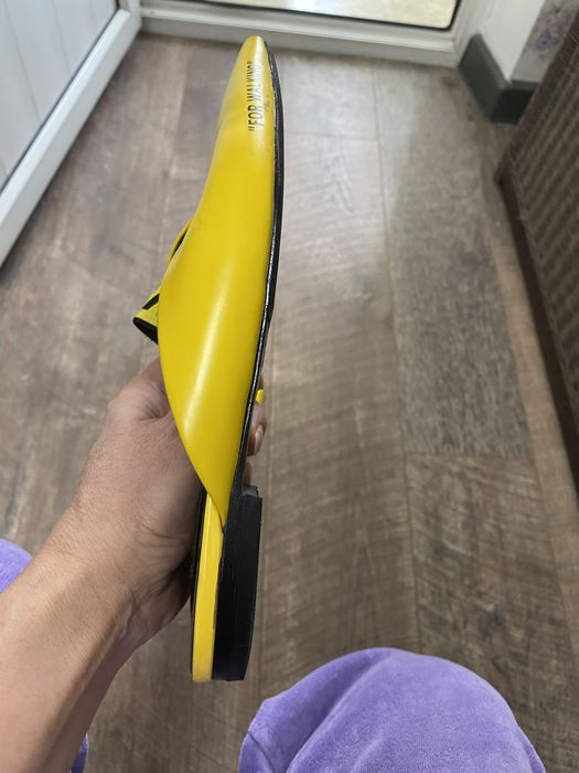 Мюли, шлепки off white