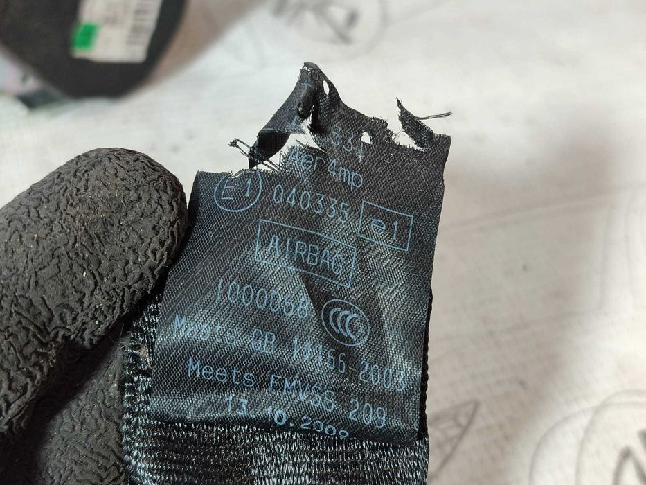 Centură de siguranță față dreapta Audi A3 S3 8P 2003-2012 2009 1.4 TFSI Cod OEM: 8P4857706D (5D3)