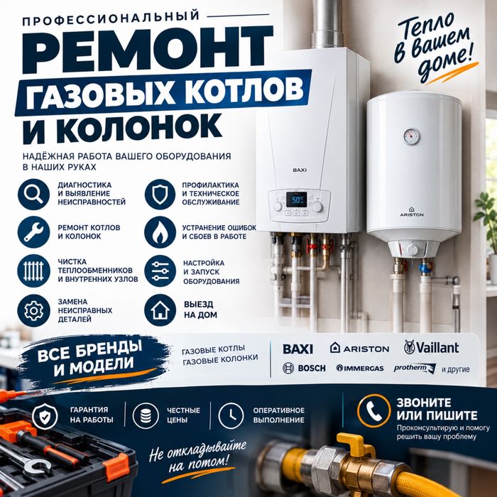 Ремонт газовых котлов и колонок