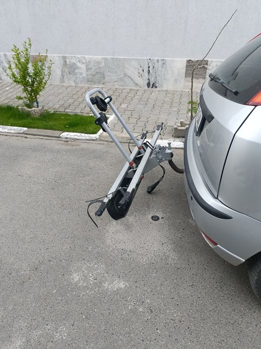 Suport bicicleta aluminiu cu rabatare, suport 2  biciclete aluminiu rabatabil, suport biciclete  auto cu rabatere prindere pe carlig