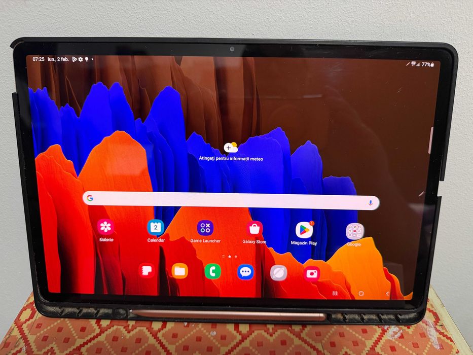 tableta samsung tab s7 plus 128 gb sim stare perfecta baterie 2 zile