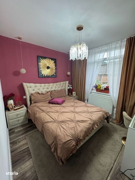 Apartament 2 camere, 54 mp, panorama, curte privata si parcare, zona F