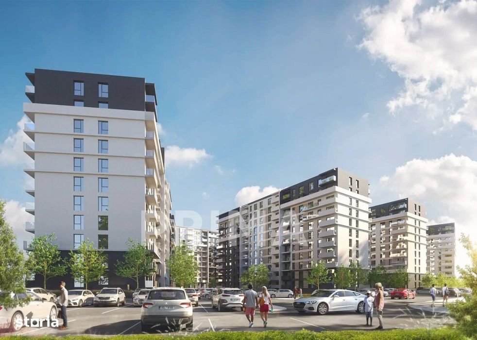 Apartament cu 2 camere în PRIMA Green – bloc P5, fază de construcție