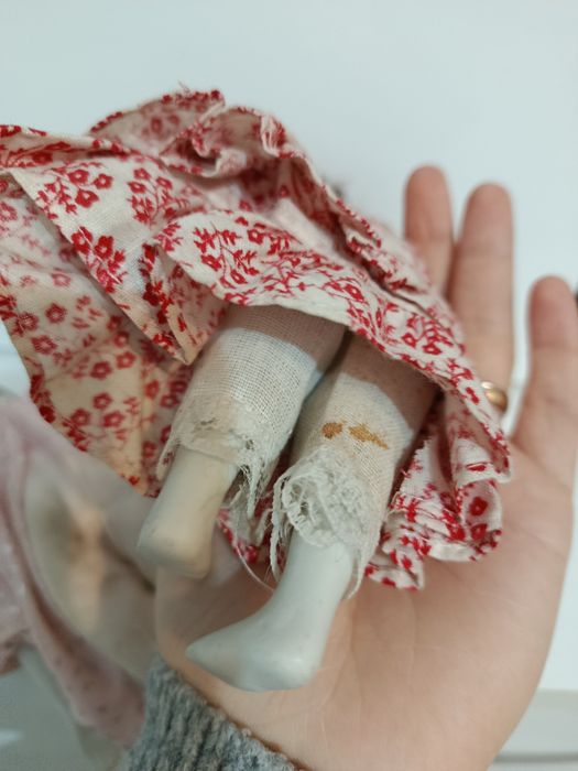 Set 2 păpuși vechi de colecție din porțelan pentru reconditionat