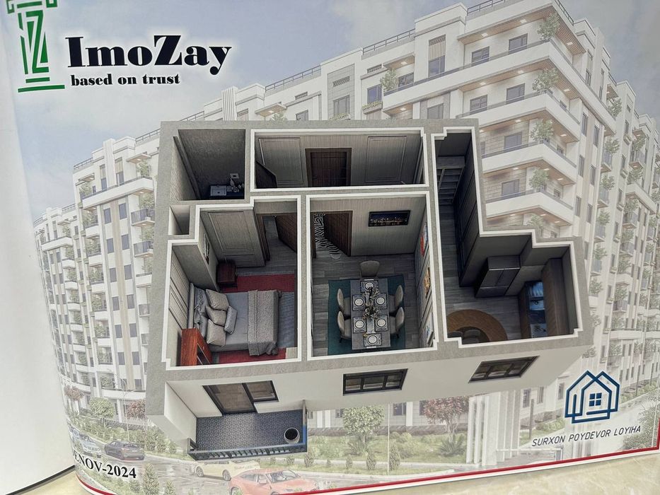 Denovda 10 etajli domlar 5 yilga foizsiz bo‘lib to‘lashga beriladi