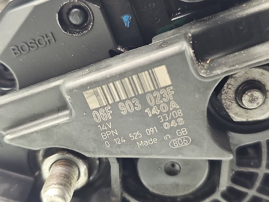 Alternator Volkswagen Golf 5 (1K1) [Fabr 2004-2008] 06F903023F 2.0 TDI