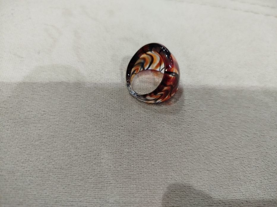 Мурано пръстен и висулка сърце