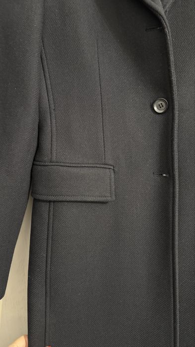 Palton dama Zara Manteco negru