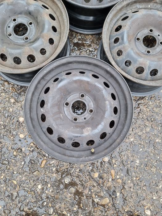 Jante oțel ~4x100~ 15 țoli ~ Renault / Dacia+capace roți