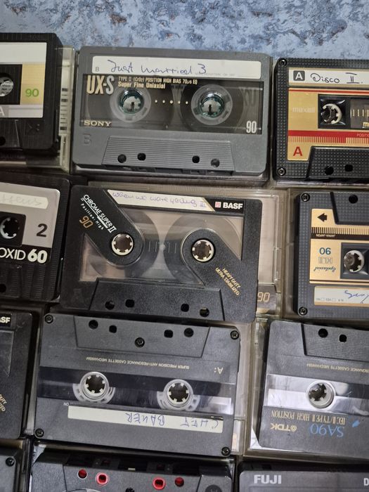 Pachet casete audio sony, tdk, basf, fuji