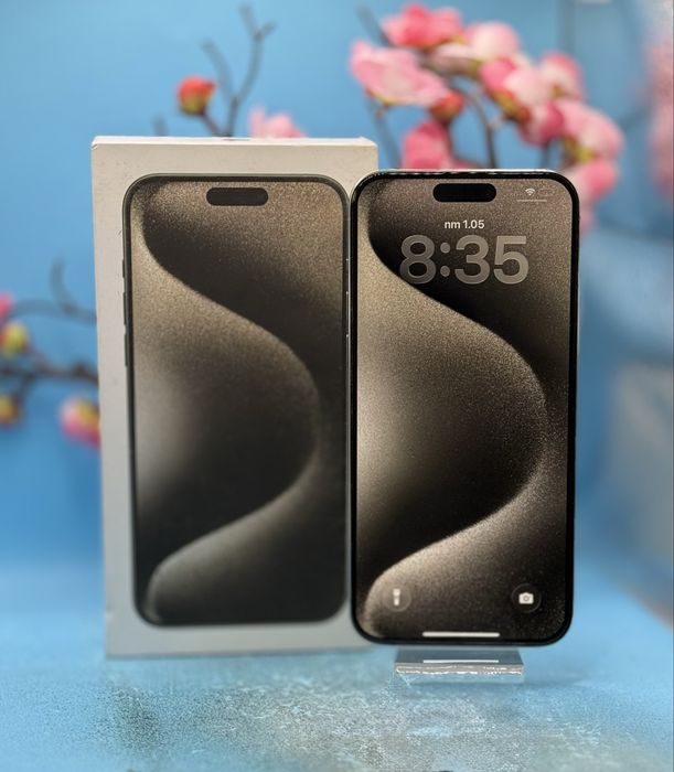 Apple iPhone 15 Pro Max, 256GB, 5G, Natural Titanium