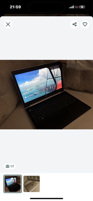 Hp intel corei5,8gb,200gb.